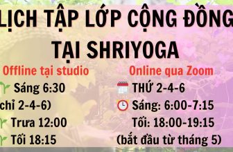 [🆕🇻🇳] Shriyoga – SATCHITANANDA – THỰC TẠI – Ý THỨC – PHÚC LẠC 🧘 Top1Yoga 🧘  Một vài chia sẻ của các chị em tham gia lớp Online qua Zoom cùng Shriyoga
———————————————LỚP CỘNG ĐỒNG #ONLINE qua ZOOM – MỌI TRÌNH ĐỘ
THỨ 2-4-6
SÁN , shares-1✔️ , likes-23❤️️ , date-2024-08-29 13:09:46🇻🇳🇻🇳🇻🇳📰🆕