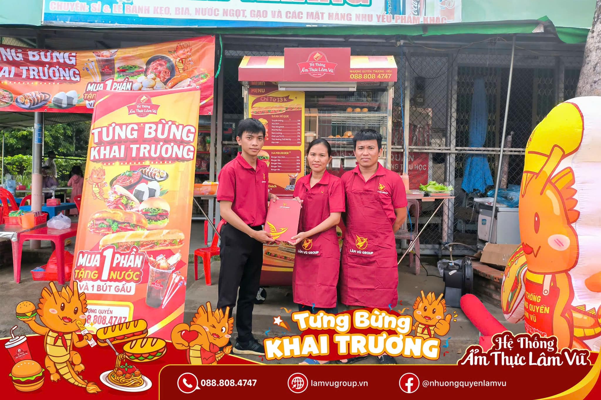 [🆕🇻🇳] Hệ Thống Bánh Mì Lâm Vũ 🍔 Top1Food 🍜  HỢP ĐỒNG TRAO TAY – CƠ HỘI ĐẾN NGAY 
THÀNH CÔNG LÀM CHỦ ĐIỂM BÁN VỚI LỢI NHUẬN 20 TRIỆU/THÁNG

 Đón chào 2 Bà Chủ mới gia nhập Hệ Thống Ẩm Thực Lâm Vũ – n , shares-3✔️ , likes-70❤️️ , date-2024-08-31 14:00:16🇻🇳🇻🇳🇻🇳📰🆕