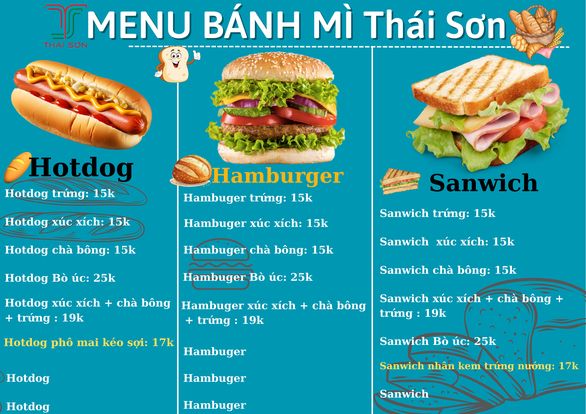 BÁNH MÌ HOTDOG KẸP xúc xích !
Sáng 6h đến 22h
khách ghé cửa hàng mua dùm e nha !
#170b_bùi_thị_trường_p5_cà_mau
========