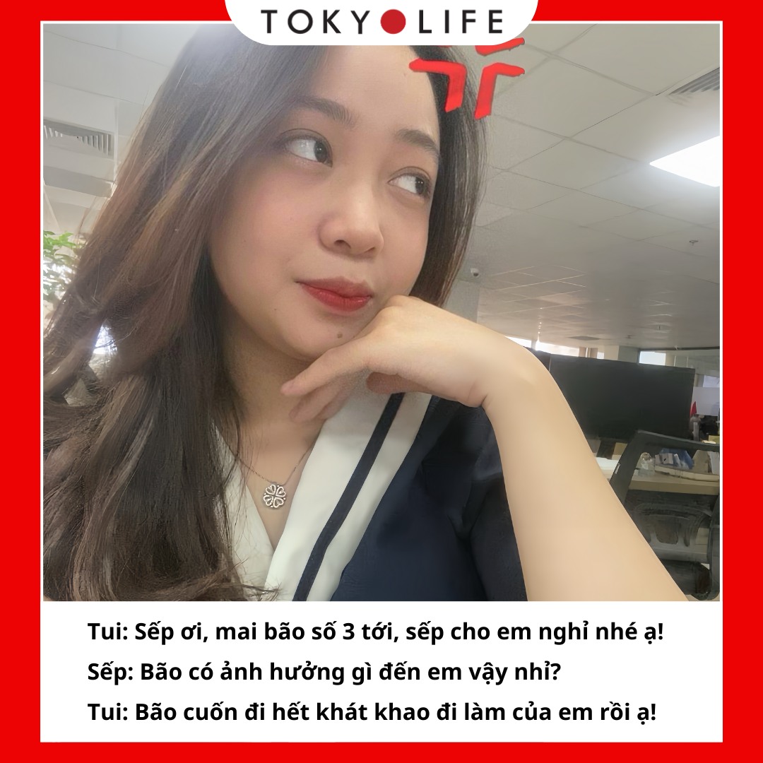 [💼🇻🇳] Tuyển Dụng TokyoLife  👁 Top1Jobs👥 Sếp ơi, bão tới thiệt ạ 
 ————- 
 TUYỂN DỤNG TOKYOLIFE     
  Facebook:      
  Website:  
  Email: tuyendung@tokyolife. , shares-0✔️ , likes-20❤️️ , date-2024-09-05 19:30:13🇻🇳🇻🇳🇻🇳📰🆕
