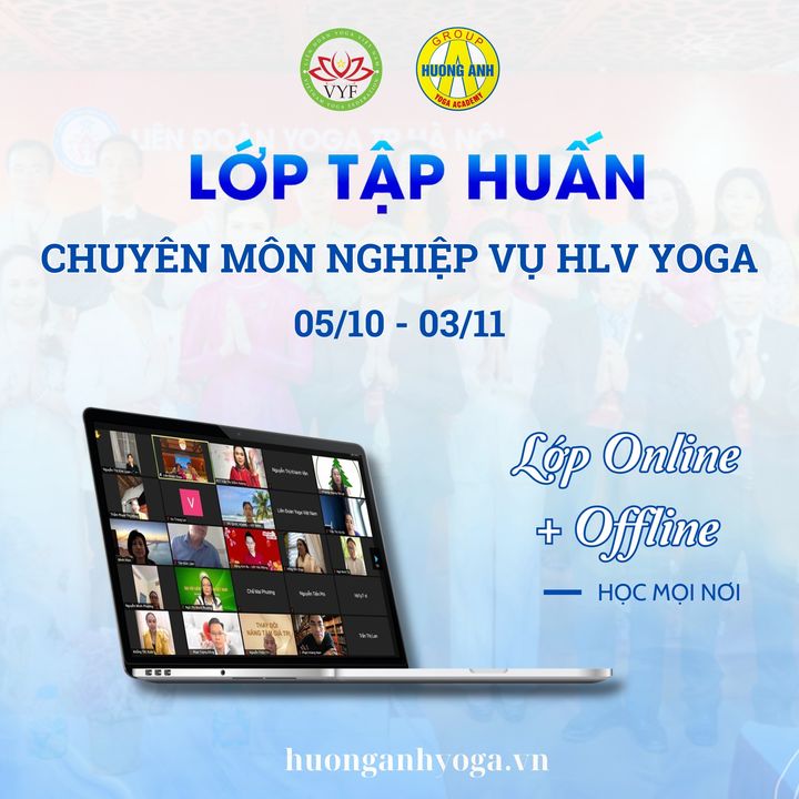 [🧘‍♀️🇻🇳] Hương Anh Fitness & Yoga 🧘‍♀️ Top1Fitness 💪 – 🎯  KHAI GIẢNG LỚP TẬP HUẤN CHUYÊN MÔN, NGHIỆP VỤ HLV YOGA CẤP CHỨNG NHẬN B …