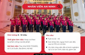 [💼🇻🇳] Tuyển Dụng DOJI 👁 Top1Jobs👥 [BA ĐÌNH, HN] TUYỂN DỤNG NHÂN VIÊN AN NINH
Công việc xịn nói “Không” với phông bạtMức lương:
8 – 10 triệu đồng/tháng
Địa đ , shares-1✔️ , likes-14❤️️ , date-2024-09-17 21:26:37🇻🇳🇻🇳🇻🇳📰🆕