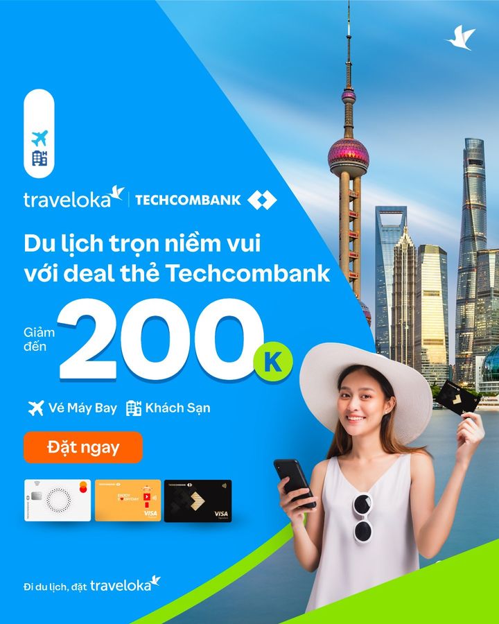 [✈🇻🇳] Traveloka Vietnam – Sống Trải Nghiệm ✈ Top1Travel 🌏 – DU LỊCH TRỌN NIỀM VUI CÙNG ƯU ĐÃI THẺ TÍN DỤNG TECHCOMBANK 🧳✈️Bùng cháy …