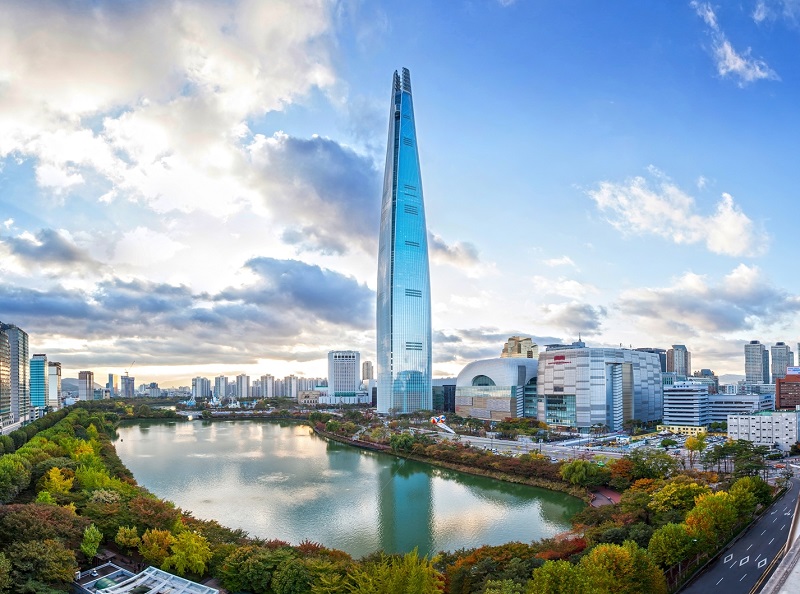 TOP 10 tòa nhà cao nhất thế giới. Lotte World Tower