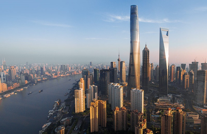 TOP 10 tòa nhà cao nhất thế giới. Shanghai Tower