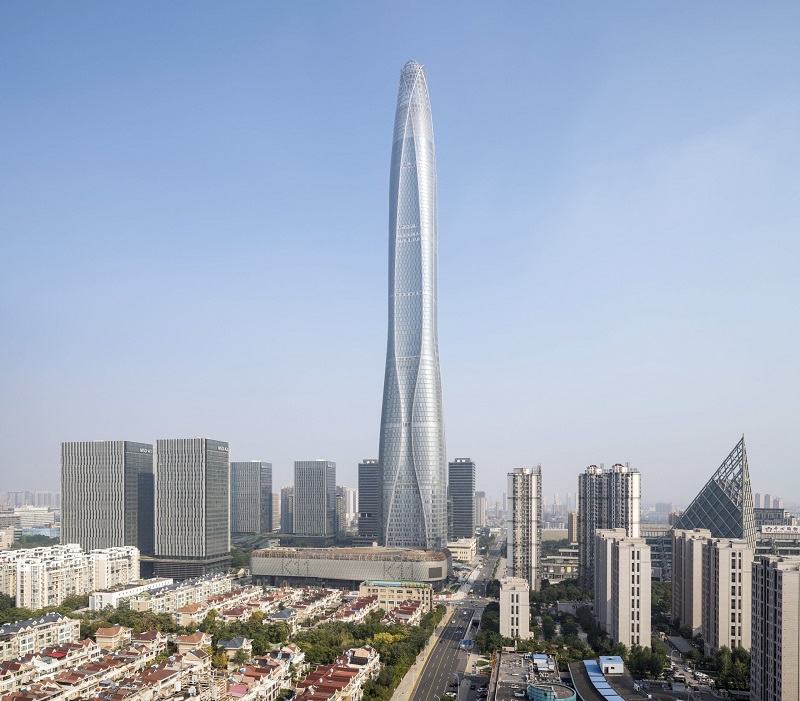 TOP 10 tòa nhà cao nhất thế giới. Tianjin CTF Finance Centre