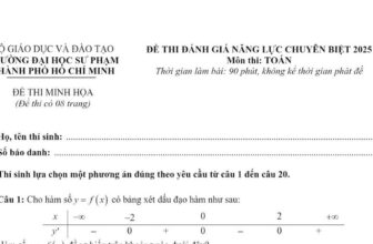 [🆕🇻🇳] Diễn đàn Toán học Việt Nam 📚 Top1Learn 📕 Đề thi môn Toán đánh giá năng lực chuyên biệt 2025 Đại học Sư phạm TP.HCM (minh họa) , shares-90✔️ , likes-174❤️️ , date-2024-08-15 01:24:10🇻🇳🇻🇳🇻🇳📰🆕