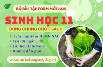 [🆕🇻🇳] Tài Liệu Giảng Dạy – Chuyên đề, đề thi thử tốt nghiệp, giáo án, đề thi-kiểm tra 📚 Top1Learn 📕 BỘ BÀI TẬP SINH HỌC 11 FORM MỚI 2025 ĐÚNG SAI, TRẢ LỜI NGẮN, TN (Dùng chung 3 sách) , shares-0✔️ , likes-5❤️️ , date-2024-09-23 12:33:54🇻🇳🇻🇳🇻🇳📰🆕
