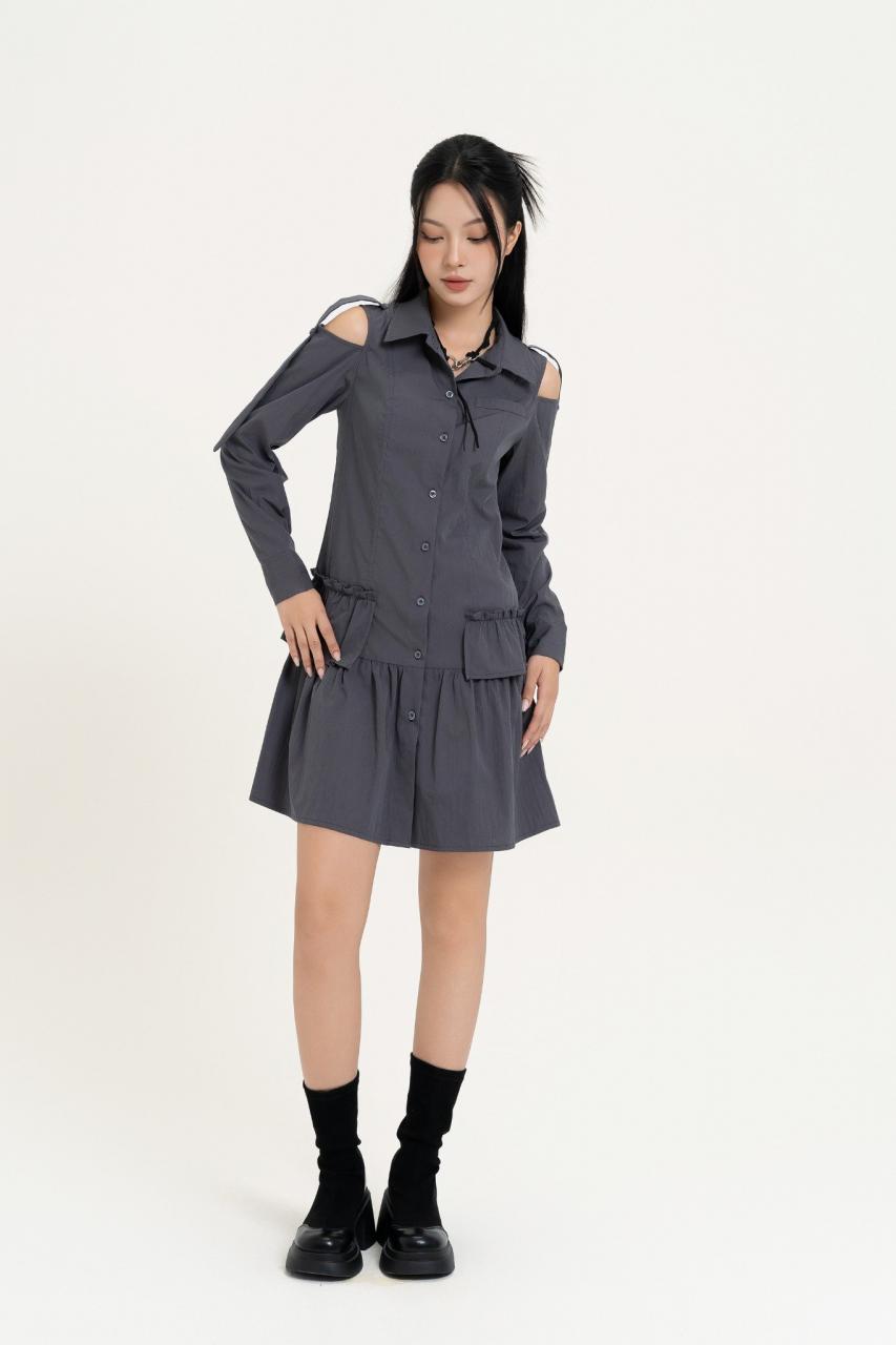 [🛒🇻🇳]Váy midi thiết kế cut – out – HIME , SKU – – himevn.com 🇻🇳🛒Top1Shop🛒 🇻🇳Top1Vietnam🇻🇳 🛍🛒🇻🇳