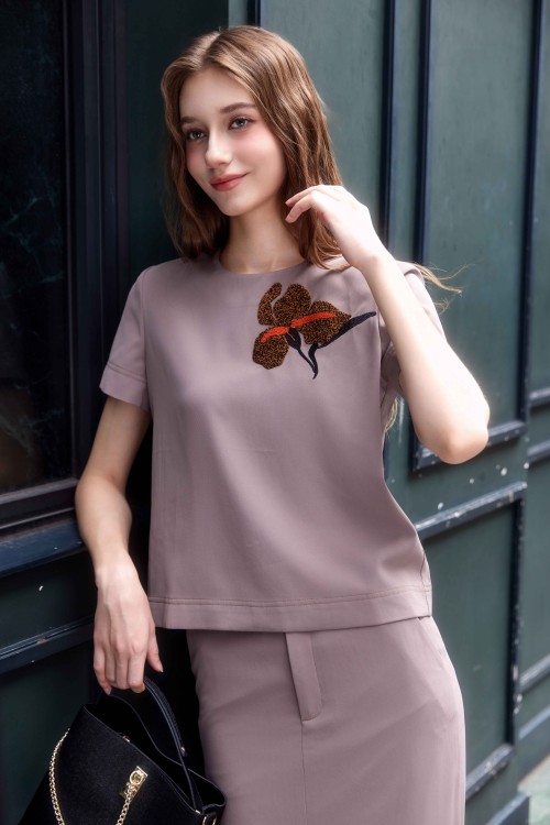 [🛒🇻🇳]Áo nữ – Teak Flower Embroidery Megashi Blouse – , SKU – – sixdo.vn 🇻🇳🛒Top1Shop🛒 🇻🇳Top1Vietnam🇻🇳 🛍🛒🇻🇳