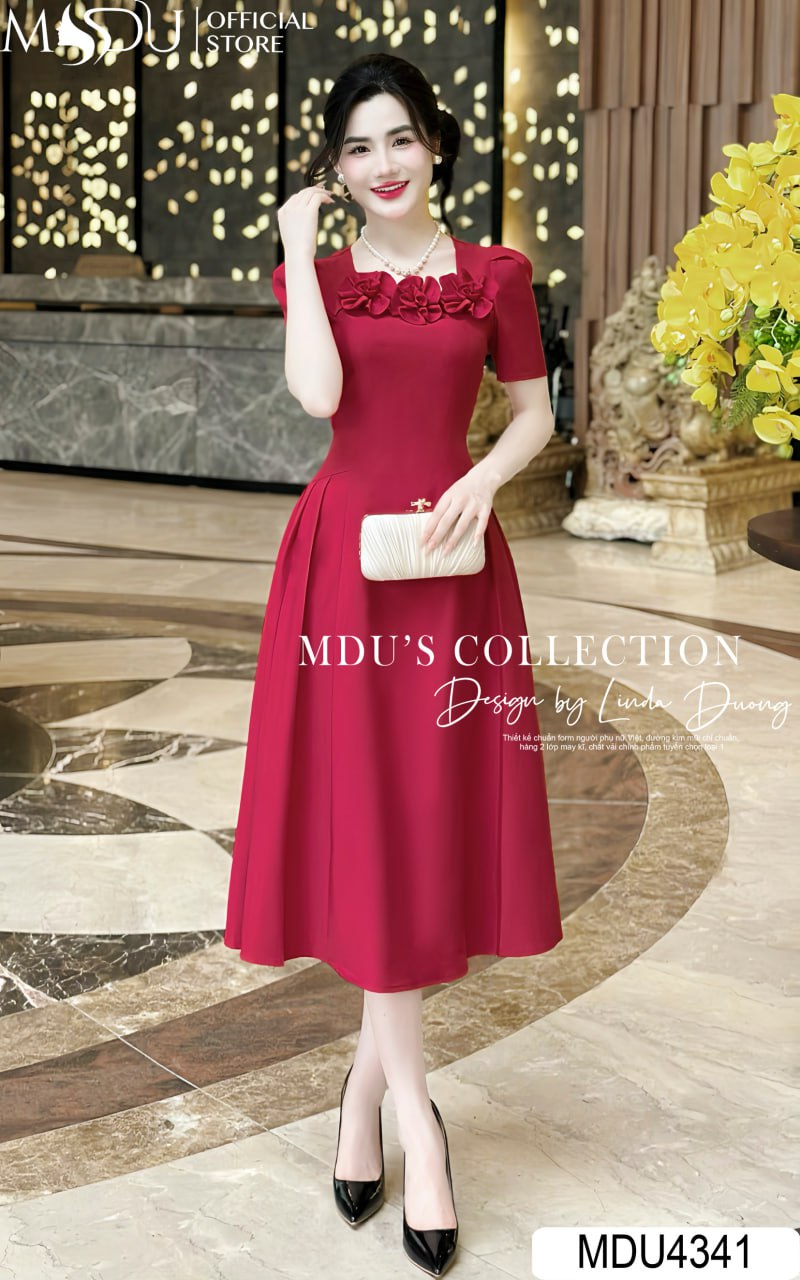 [🛒🇻🇳]Váy Thiết Kế MDU4341 – Màu Đỏ Sang Chảnh Đính Hoa Tinh Tế Cuốn Hút Khó Có Thể Rời Mắt – , SKU – – mdufashion.com 🇻🇳🛒Top1Shop🛒 🇻🇳Top1Vietnam🇻🇳 🛍🛒🇻🇳