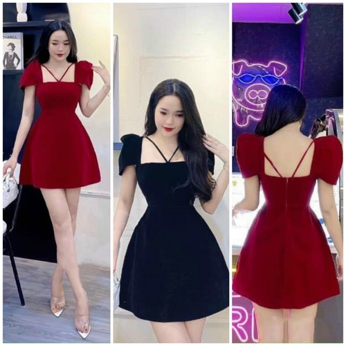[🛒🇻🇳]Đầm Lisa Nhung Dáng Xòe Chéo Dây Nhẹ Nhàng Xinh Xắn BY8388 – , SKU – 33_111445770 – sendo.vn 🇻🇳🛒Top1Shop🛒 🇻🇳Top1Vietnam🇻🇳 🛍🛒🇻🇳