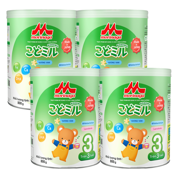 [🛒🇻🇳]Combo 4 Sữa Morinaga số 3 800g hương vani (Kodomil, trên 3 tuổi) – Morinaga , SKU – 2863000000006 – concung.com 🇻🇳🛒Top1Shop🛒 🇻🇳Top1Vietnam🇻🇳 🛍🛒🇻🇳