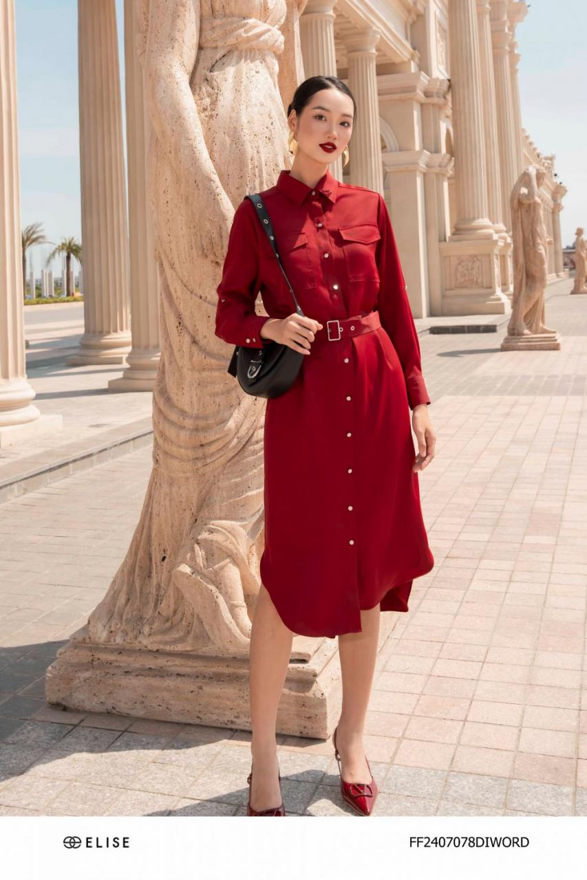 [🛒🇻🇳]ĐẦM ĐỎ ĐẬM CỔ ĐỨC TÚI NGỰC – , SKU – FF2407078DIWORD – elise.vn 🇻🇳🛒Top1Shop🛒 🇻🇳Top1Vietnam🇻🇳 🛍🛒🇻🇳