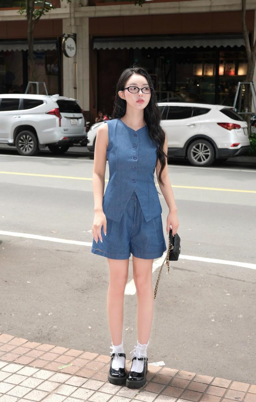 [🛒🇻🇳]Long Ghilet – Denim Shorts – Ceci Cela , SKU – – cecicela.vn 🇻🇳🛒Top1Shop🛒 🇻🇳Top1Vietnam🇻🇳 🛍🛒🇻🇳