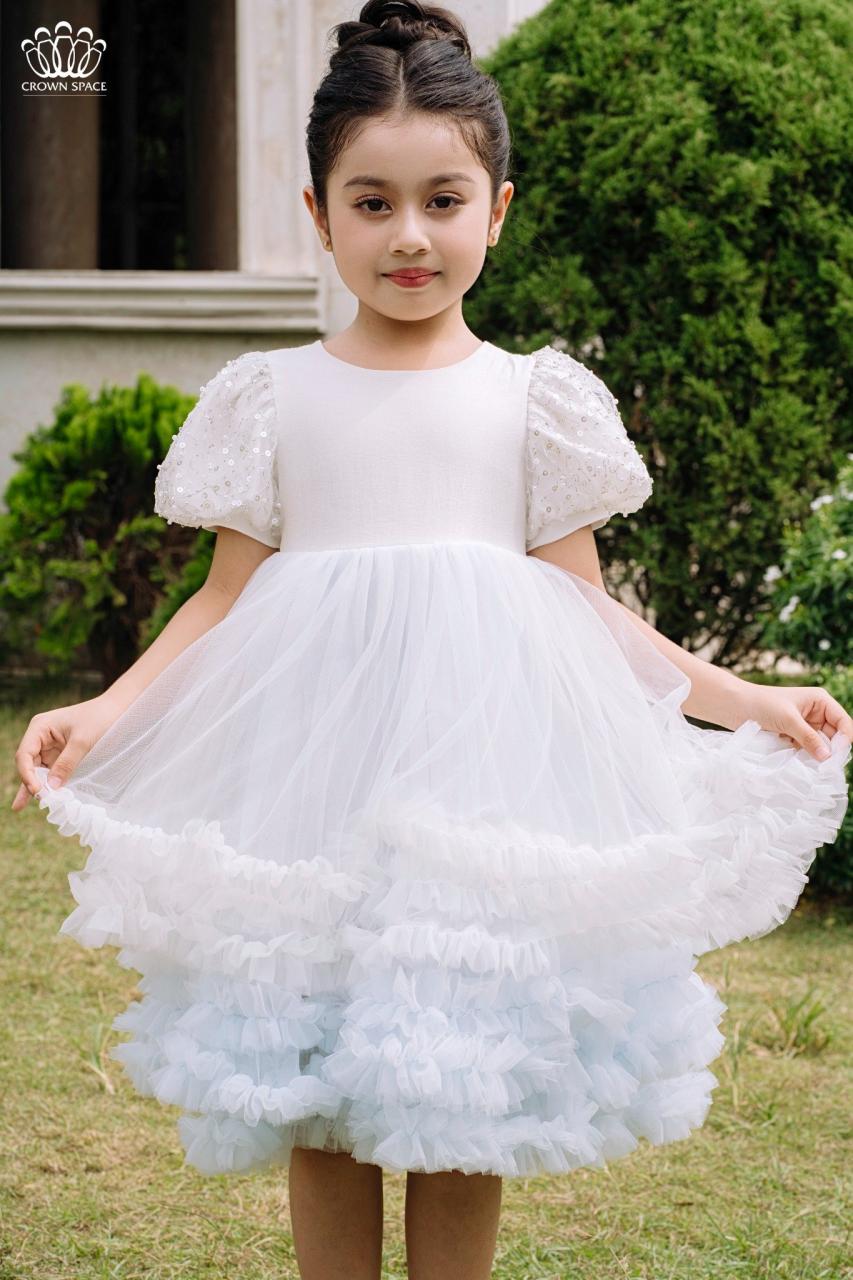 [🛒🇻🇳]Váy Công Chúa Bé Gái Màu Trắng Phối Xanh Cao Cấp Kim Tuyến Sang Trọng Lấp Lánh Crown Space CKGS3841202 Đi Tiệc Đi Chơi (13kg – 27kg) – Crown Space , SKU – CKGS3841202.BL.3 – crownspace.vn 🇻🇳🛒Top1Shop🛒 🇻🇳Top1Vietnam🇻🇳 🛍🛒🇻🇳