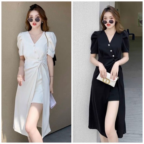 [🛒🇻🇳]Đầm nút xéo xoắn eo 2 màu (kèm hình thật) – , SKU – 20576259124 – sendo.vn 🇻🇳🛒Top1Shop🛒 🇻🇳Top1Vietnam🇻🇳 🛍🛒🇻🇳