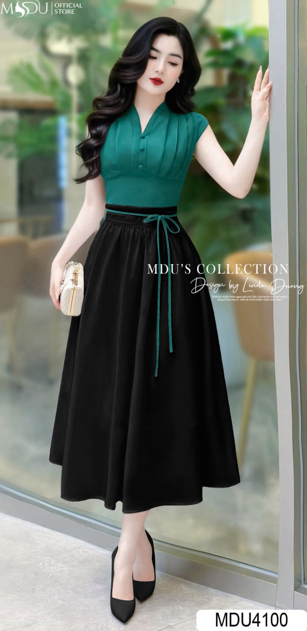 [🛒🇻🇳]Váy Thiết Kế MDU4100 – Màu Sắc Bắt Mắt Chiết Eo Điểm Thêm Chi Tiết Xếp Ly Ở Ngực Đầy Duyên Dáng – , SKU – – mdufashion.com 🇻🇳🛒Top1Shop🛒 🇻🇳Top1Vietnam🇻🇳 🛍🛒🇻🇳
