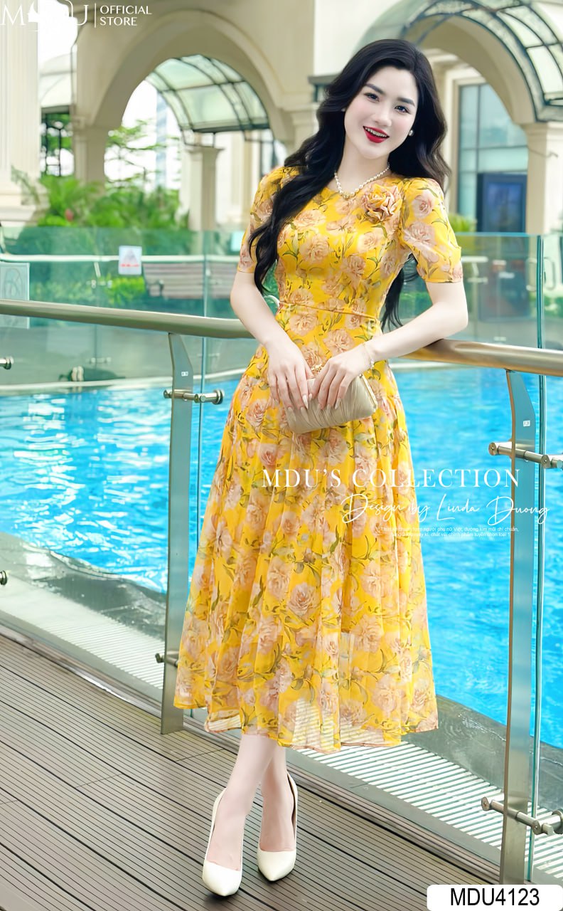 [🛒🇻🇳]Váy Thiết Kế MDU4123 Dáng Dài Phối Họa Tiết Hoa Tinh Tế – , SKU – – mdufashion.com 🇻🇳🛒Top1Shop🛒 🇻🇳Top1Vietnam🇻🇳 🛍🛒🇻🇳