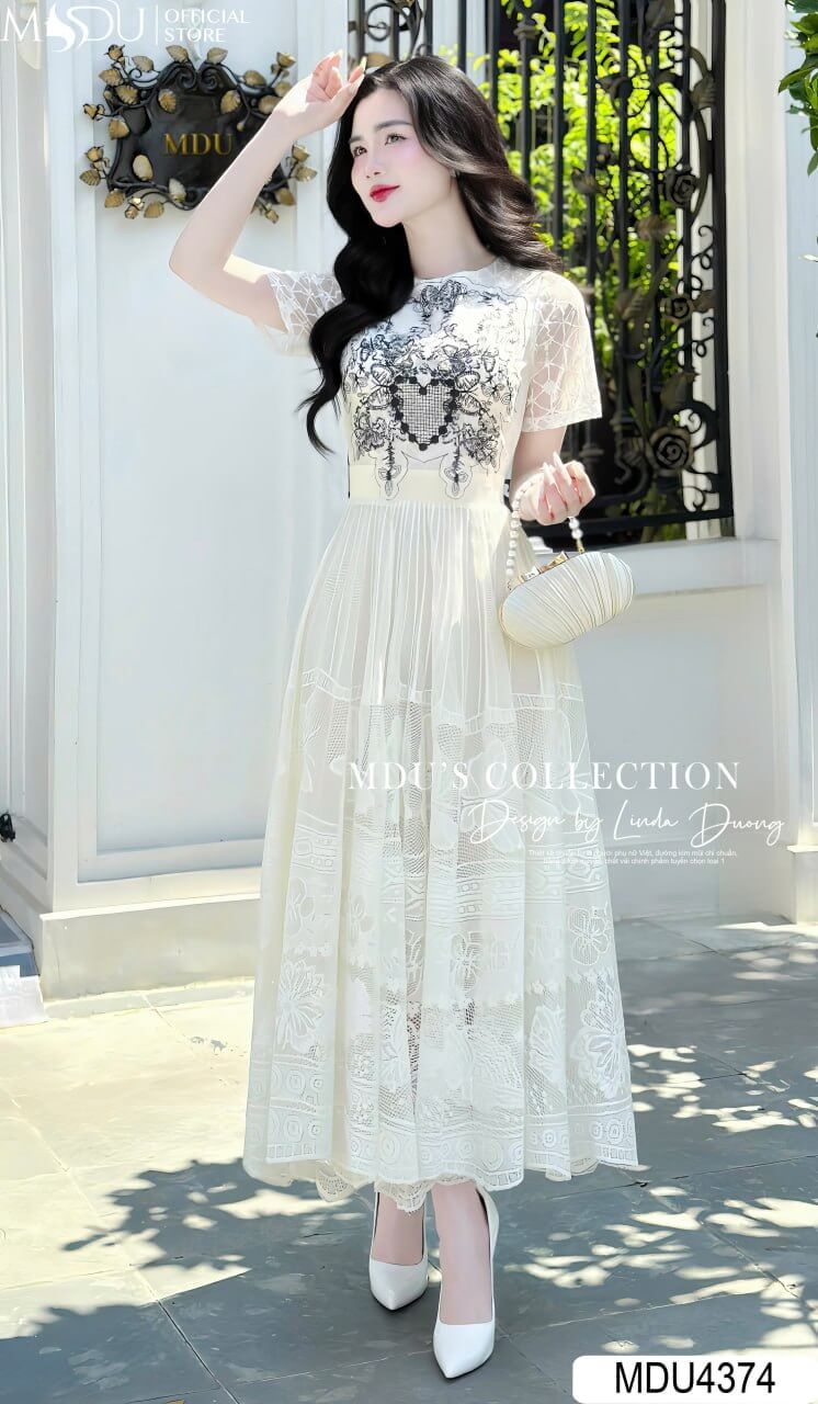 [🛒🇻🇳]Váy Thiết Kế MDU4374 – Màu Trắng Tinh Khôi Cổ Tròn Họa Tiết Bắt Mắt Tạo Điểm Nhấn Cho Váy – , SKU – – mdufashion.com 🇻🇳🛒Top1Shop🛒 🇻🇳Top1Vietnam🇻🇳 🛍🛒🇻🇳
