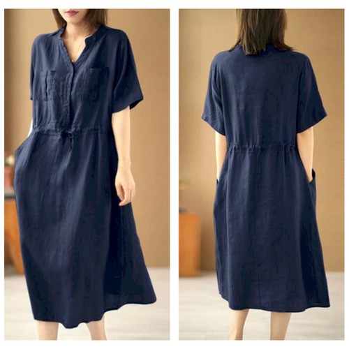 [🛒🇻🇳]Đầm linen cổ V thanh lịch, thiết kế 2 túi thật, phong cách Hàn Quốc trẻ trung Da72 – , SKU – 700_112883248 – sendo.vn 🇻🇳🛒Top1Shop🛒 🇻🇳Top1Vietnam🇻🇳 🛍🛒🇻🇳