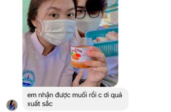 [🆕🇻🇳] Muối Ớt Siêu Ngon 🍔 Top1Food 🍜  Thật  vui vì mỗi ngày đều nhận được thật nhiều phản hồi khách hàng
Cảm ơn bạn khách siêu dễ thương  ——–
Giao hàng tận nơi trên toàn quốc
Bảo qu , shares-0✔️ , likes-15❤️️ , date-2022-05-13 14:03:54🇻🇳🇻🇳🇻🇳📰🆕