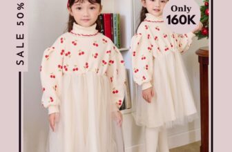 [🆕🇻🇳]  Bebezoo Việt Nam – thương hiệu thời trang trẻ em Hàn Quốc phong cách Châu Âu 🧑‍🧒❤️️👶⭐️ CHỈ CÒN 4 NGÀY SALE!
VÁY SALE chỉ #160k/c
Váy nỉ lót bông công chúa Bebezoo họa tiết cherry BEB4OP104
– Chất nỉ bông
– Size 100
BẢNG SIZE THAM KHẢO
100(13- , shares-0✔️ , likes-1❤️️ , date-2024-06-26 01:00:09🇻🇳🇻🇳🇻🇳📰🆕