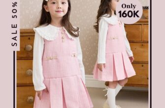 [🆕🇻🇳]  Bebezoo Việt Nam – thương hiệu thời trang trẻ em Hàn Quốc phong cách Châu Âu 🧑‍🧒❤️️👶⭐️ ĐẾM NGƯỢC 2 NGÀY SALE CUỐI nha Ba Mẹ ơi!
Giá chỉ #160k/c
Yếm váy dạ tweet Bebezoo cho bé gái BEC3OP104– Size 100-130 form thườngBẢNG SIZE THAM KHẢO
10 , shares-0✔️ , likes-0❤️️ , date-2024-06-27 17:06:50🇻🇳🇻🇳🇻🇳📰🆕