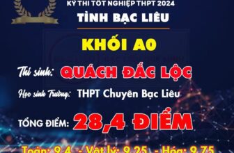[🆕🇻🇳] Học Toán Lí cùng thầy Ái và Tư Duy Mở 📚 Top1Learn 📕 Thầy Ái và hệ thống TDM chúc mừng em Quách Đắc Lộc nhé!
Em đã trở thành thủ khoa Tỉnh Bạc Liêu khối A với điểm Toán 94 vip, vì đề Toán năm nay rất khó.
Em  , shares-4✔️ , likes-980❤️️ , date-2024-07-19 14:12:25🇻🇳🇻🇳🇻🇳📰🆕