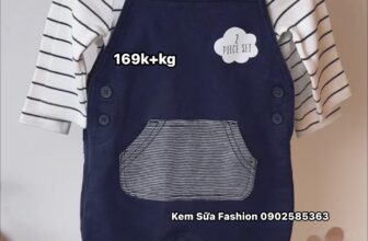 [🆕🇻🇳]  Kem Sữa Fashion – Baby & Kid Authentic – Chuyên thời trang trẻ em hàng hiệu xách tay 🧑‍🧒❤️️👶⭐️  Nhanh tay các bác ôi, back size 0-3m 6-9m
Set yếm nè sêu hơn nửa 1⃣6⃣9⃣k+kg/ set
Quá đáng tiền lại vừa back nhiều size ( cotton)
, shares-0✔️ , likes-4❤️️ , date-2024-08-06 15:45:09🇻🇳🇻🇳🇻🇳📰🆕