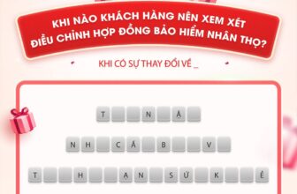[🆕🇻🇳] Bảo hiểm Nhân thọ Prudential Việt Nam ♥️️ Top1Index 📚  [MINIGAME] ĐIỀN 01 TRƯỜNG HỢP NHẬN 01 QUÀ NGAY.Bước 1: Chỉ cần điền 01 trong ba ô chữ chứa trường hợp cần điều chỉnh hợp đồng BHNT mà bạn biết
Bước 2:  , shares-83✔️ , likes-25K❤️️ , date-2024-08-18 23:03:11🇻🇳🇻🇳🇻🇳📰🆕