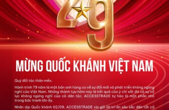 [🆕🇻🇳] ACCESSTRADE là nền tảng Tiếp thị liên kết (Affiliate Marketing) số 1 tại Việt Nam 💲 Top1MMO 🤑   CHÚC MỪNG KỶ NIỆM 79 NĂM QUỐC KHÁNH VIỆT NAM  #QuốcKhánhViệtNam #YêuViệtNam #ACCESSTRADE
, shares-0✔️ , likes-12❤️️ , date-2024-09-01 14:00:18🇻🇳🇻🇳🇻🇳📰🆕