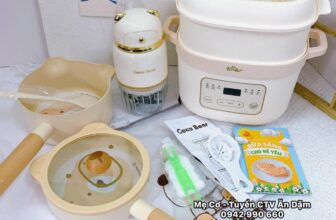 [🆕🇻🇳]  Shop Mẹ Cơ – Trọn bộ ăn dặm cho bé 🧑‍🧒❤️️👶⭐️ Combo Nồi nấu chậm + Máy xay + Bộ chảo
Giúp các mẹ đơn giản hơn trong hành trình cùng bé ăn dặm
–
Mẹ Cơ, Tuyển CTV mặt hàng ăn dặm và đồ thêu tên bé theo  , shares-0✔️ , likes-1❤️️ , date-2024-09-10 15:53:30🇻🇳🇻🇳🇻🇳📰🆕