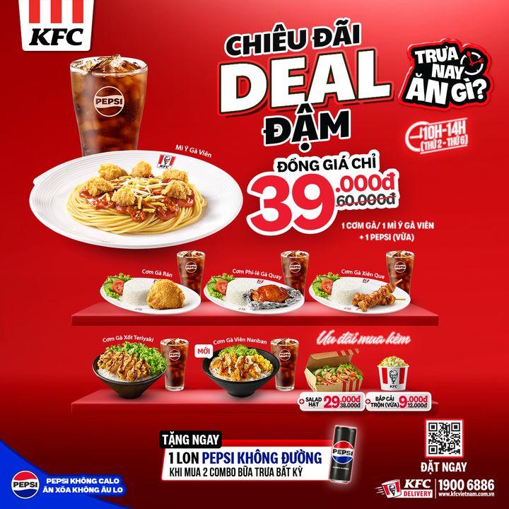 [🍗🇻🇳] KFC Vietnam 🍔Top1Food 🍗 – CHIÊU ĐÃI DEAL ĐẬM CHỈ 39K!!!



Không cần chờ tới lượt hâm cơm, hay chen chúc …