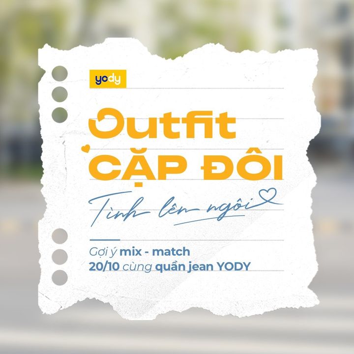 [👗🇻🇳] Yody – Thời trang thiết kế Việt, năng động, giúp khách hàng trẻ trung hơn mỗi ngày 👕 Top1Fashion 👗 – OUTFIT CẶP ĐÔI – TÌNH LÊN GẤP BỘI 

❣️Mách chàng và nàng công thức phối đ …