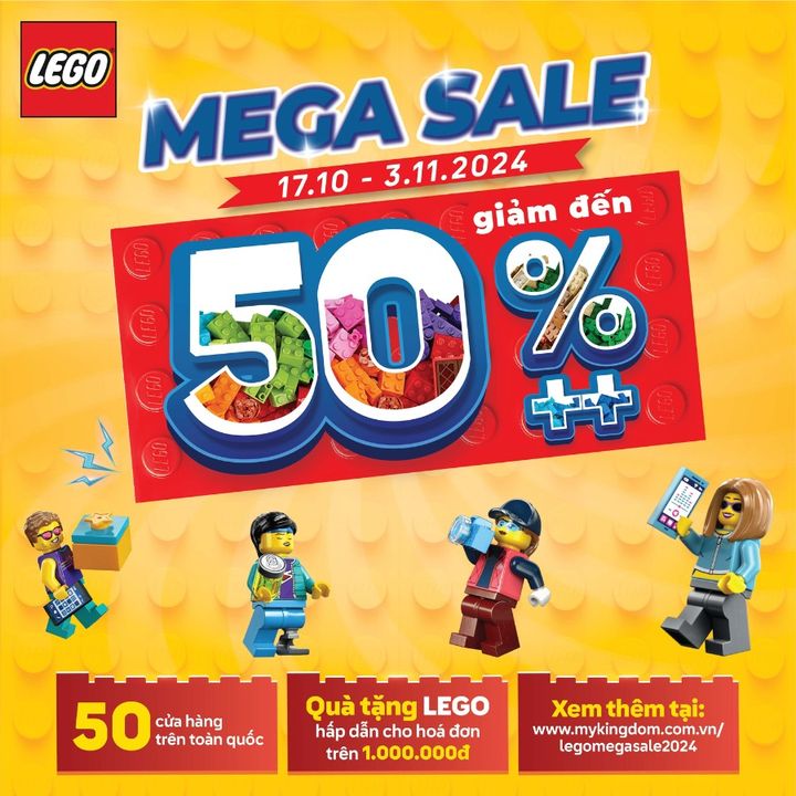 [🧸️🇻🇳] Mykingdom – Đồ Chơi Chính Hãng – An Toàn Cho Bé – Giá Tốt Cho Mẹ 🛴Top1Toys 🧸️ – 🔥[LEGO MEGA SALE 2024] GIẢM ĐẾN 50% – ĐỒ CHƠI COOL NGẦU  –  SĂN DEAL CỰC SỐC  …