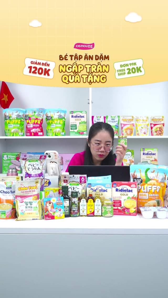 [🆕🇻🇳]  Con Cưng – Mang đến những sản phẩm tốt nhất cho trẻ em Việt Nam 😎❤️️⭐️ [20/10] ĂN DẶM CHO BÉ, DEAL HỜI CHỐT NGAY
Xem ngay tại :    Giảm 15% Bánh kem ốc quế Pororo vị chuối 54g
Mua 3 Bánh que Pocky hương vị sô cô la/dâu bất k , shares-0✔️ , likes-0❤️️ , date-🇻🇳🇻🇳🇻🇳📰🆕