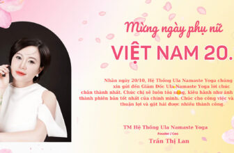 [🆕🇻🇳] ULA Namaste YOGA -Thanh Hóa 🧘 Top1Yoga 🤸🏻‍♀️ MỪNG NGÀY PHỤ NỮ VIỆT NAM 20/10Nhân Ngày 20/10, Hệ Thống Ula Namaste Yoga xin gửi lời chúc chân thành nhất đến các Giám Đốc, Phó Giám Đốc Chi Nhánh, HLV , shares-0✔️ , likes-1❤️️ , date-2024-10-18 03:59:18🇻🇳🇻🇳🇻🇳📰🆕