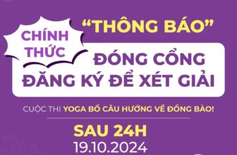 [🆕🇻🇳] Huyền Nguyễn Yoga 🧘 Top1Yoga 🤸🏻‍♀️ [THÔNG BÁO] Chính thức đóng cổng đăng kí để xét giải Cuộc thi YOGA BỒ CÂU HƯỚNG VỀ ĐỒNG BÀO sau 24H hôm nay 19.10.2024Đơn vị tổ chức: YOGA ĐAM MÊ
NHÀ TÀI , shares-0✔️ , likes-4❤️️ , date-2024-10-18 16:03:41🇻🇳🇻🇳🇻🇳📰🆕