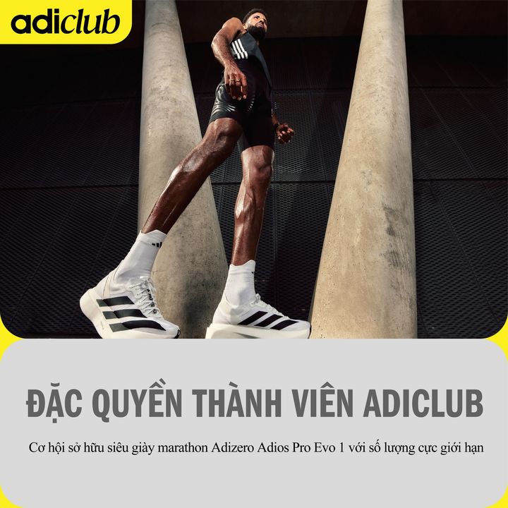 [👗🇻🇳] Adidas Việt Nam 😎❤️️⭐️ – 🤩 Đặc quyền thành viên adiClub! Cơ hội sở hữu siêu giày marathon Adizero Adios P …