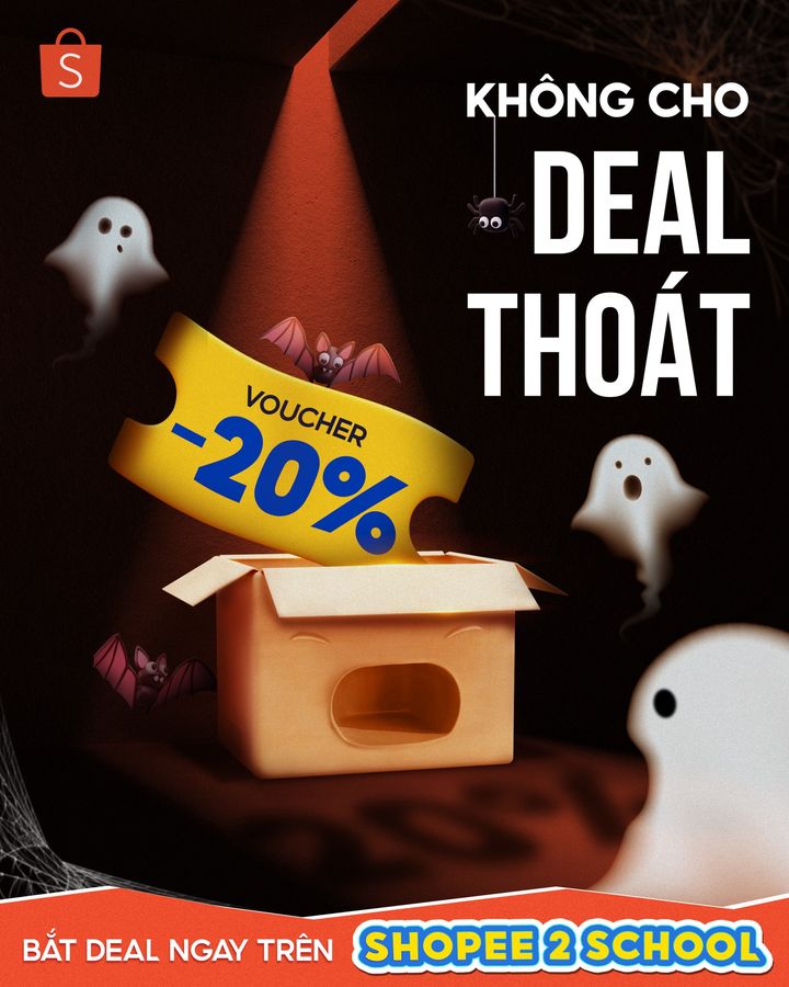 [🛍️🇻🇳] Shopee Việt Nam 🛍️ Top1Shop ❤️️ – 🎃 PEEK-A-BOO… Ú ÒA RA VOUCHER VỚI SHOPEE 2 SCHOOLĐón Halloween cực vui với lo …