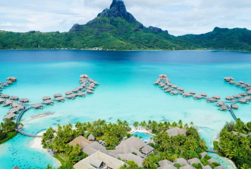 Các hòn đảo đẹp trên thế giới. Đảo Bora Bora, Polynesia thuộc Pháp