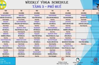 [🆕🇻🇳] Hương Anh Yoga Center 🧘 Top1Yoga 🤸🏻‍♀️  LỊCH TẬP PHỐ HUẾ & CHÙA VUA
Thời gian: 04/11/2024 – 10/11/2024—————————————————–
THAM GIA NGAY CÁC LỚP YOGA TẠI HƯƠ , shares-1✔️ , likes-8❤️️ , date-2024-11-04 14:34:48🇻🇳🇻🇳🇻🇳📰🆕