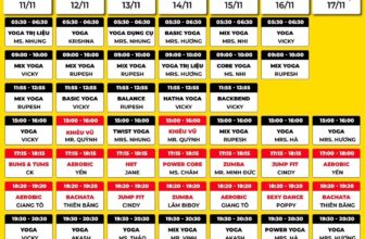 [🆕🇻🇳] Army Fitness & Yoga – Trung tâm thể dục thể thao cao cấp 🏋️ Top1Gym 💪  LỊCH TẬP TUẦN
Trung tâm xin gửi quý hội viên lịch tập tuần mới.
Thời gian : Từ 11/11 đến 17/11/2024
—
Army Fitness & Yoga trân trọng thông báo và kín , shares-0✔️ , likes-3❤️️ , date-2024-11-10 19:53:54🇻🇳🇻🇳🇻🇳📰🆕