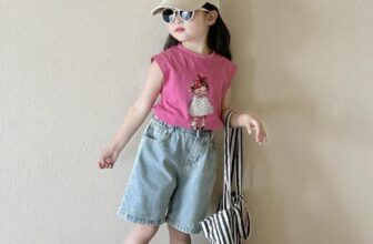 [🆕🇻🇳] Quần áo bé gái – Shop đầm bé gái từ 1 tuổi đến 10 tuổi 🧑‍🧒❤️️👶⭐️  210k/Set gồm áo+ quần+ mũ Lô bộ áo phông mix quần sooc jean xuông kèm mũ xinh xỉu cho Bg đẹp xỉu luôn ý . Hàng quá mê ưng lắm ạ. Chất siêu đẹp mng  ơi. Bả , shares-0✔️ , likes-2❤️️ , date-2024-04-16 21:38:41🇻🇳🇻🇳🇻🇳📰🆕