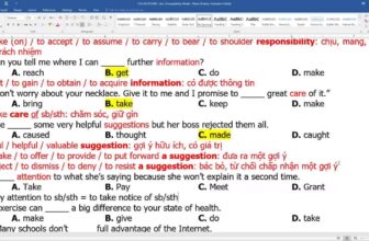 [🆕🇻🇳] Tiếng Anh thầy Tiểu Đạt – chuyên luyện thi Đại Học 📚 Top1Learn 📕 Chữa bài tập Cách kết hợp từ (Collocations) (Buổi 1)
, shares-0✔️ , likes-24❤️️ , date-2024-09-19 18:54:41🇻🇳🇻🇳🇻🇳📰🆕