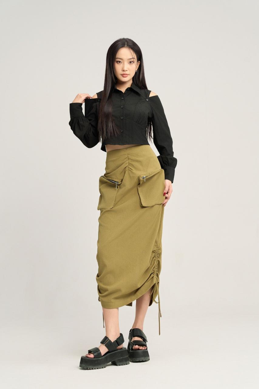 [🛒🇻🇳]Chân váy túi hộp rút gấu – HIME , SKU – – himevn.com 🇻🇳🛒Top1Shop🛒 🇻🇳Top1Vietnam🇻🇳 🛍🛒🇻🇳