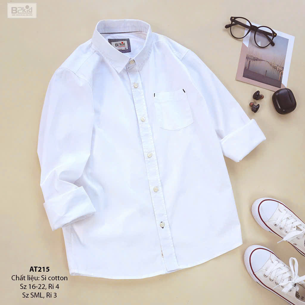 [🛒🇻🇳][34kg-70kg] Sơ mi tay dài size bố và con vải linen mềm mịn hàng VN cao cấp màu trắng – Ralph Lauren , SKU – SM134-1 – besanhdieu.com 🇻🇳🛒Top1Shop🛒 🇻🇳Top1Vietnam🇻🇳 🛍🛒🇻🇳