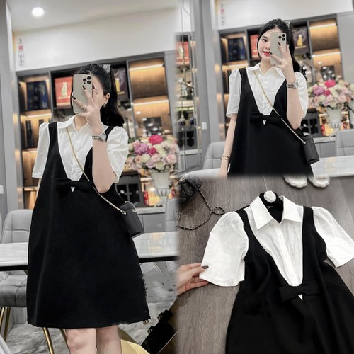 [🛒🇻🇳]Đầm bầu babydoll chất liệu lụa hàn cổ somi kết nơ trước ngực Freesize (45kg-65kg) V105 – , SKU – 28800727284 – sendo.vn 🇻🇳🛒Top1Shop🛒 🇻🇳Top1Vietnam🇻🇳 🛍🛒🇻🇳