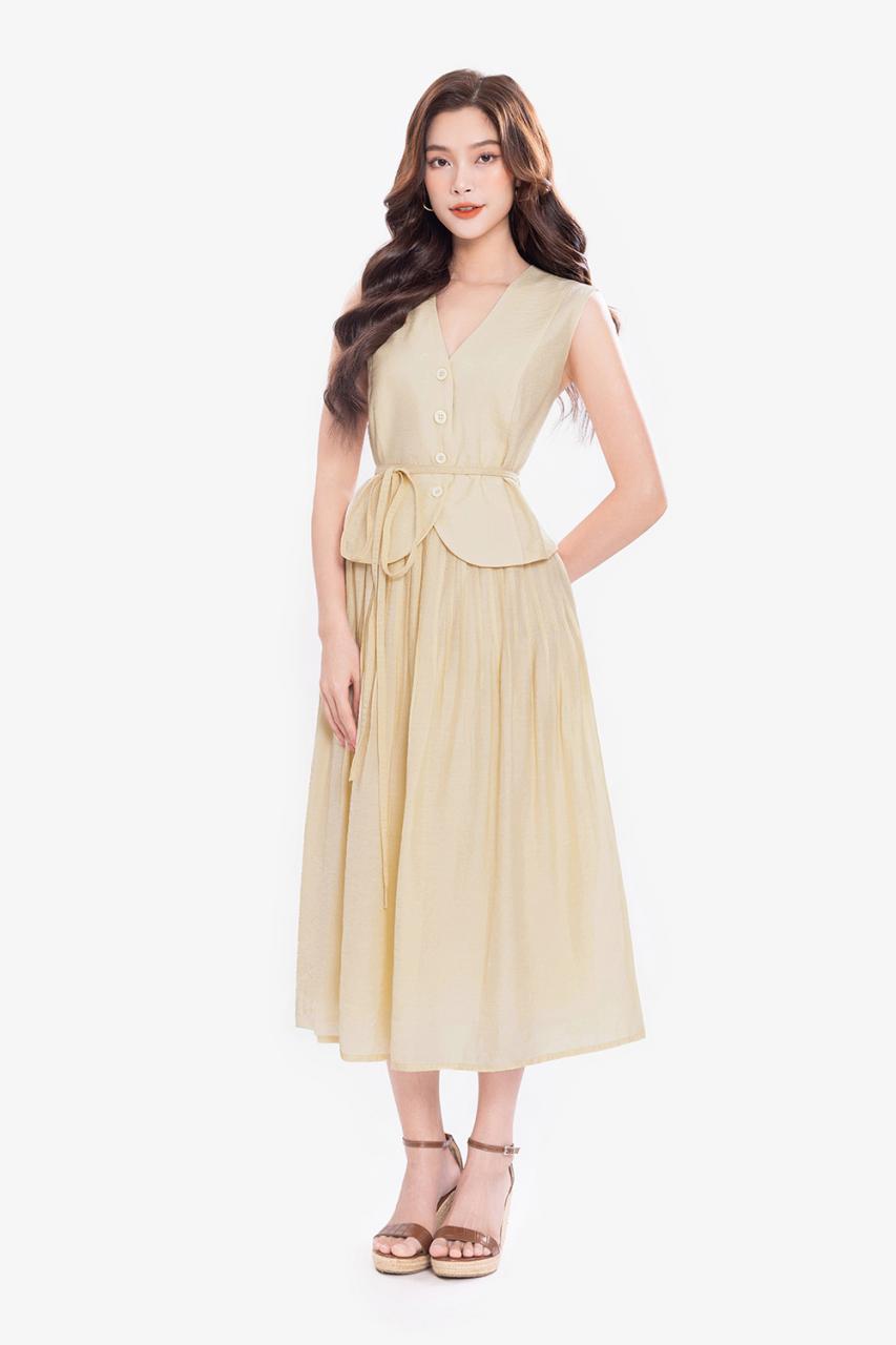 [🛒🇻🇳]Chân váy kem dáng xòe dài xếp ly – K&K Fashion , SKU – CV08-40 – kkfashion.vn 🇻🇳🛒Top1Shop🛒 🇻🇳Top1Vietnam🇻🇳 🛍🛒🇻🇳